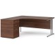 Maestro Corner Desk with Desk High Pedestal 